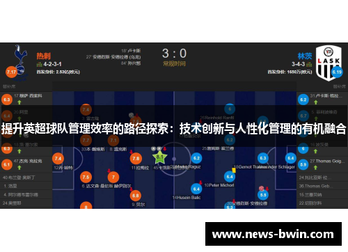 提升英超球队管理效率的路径探索：技术创新与人性化管理的有机融合